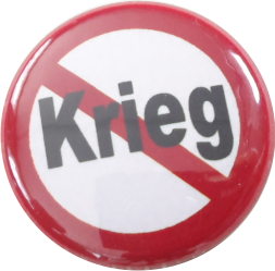 Krieg verboten Button